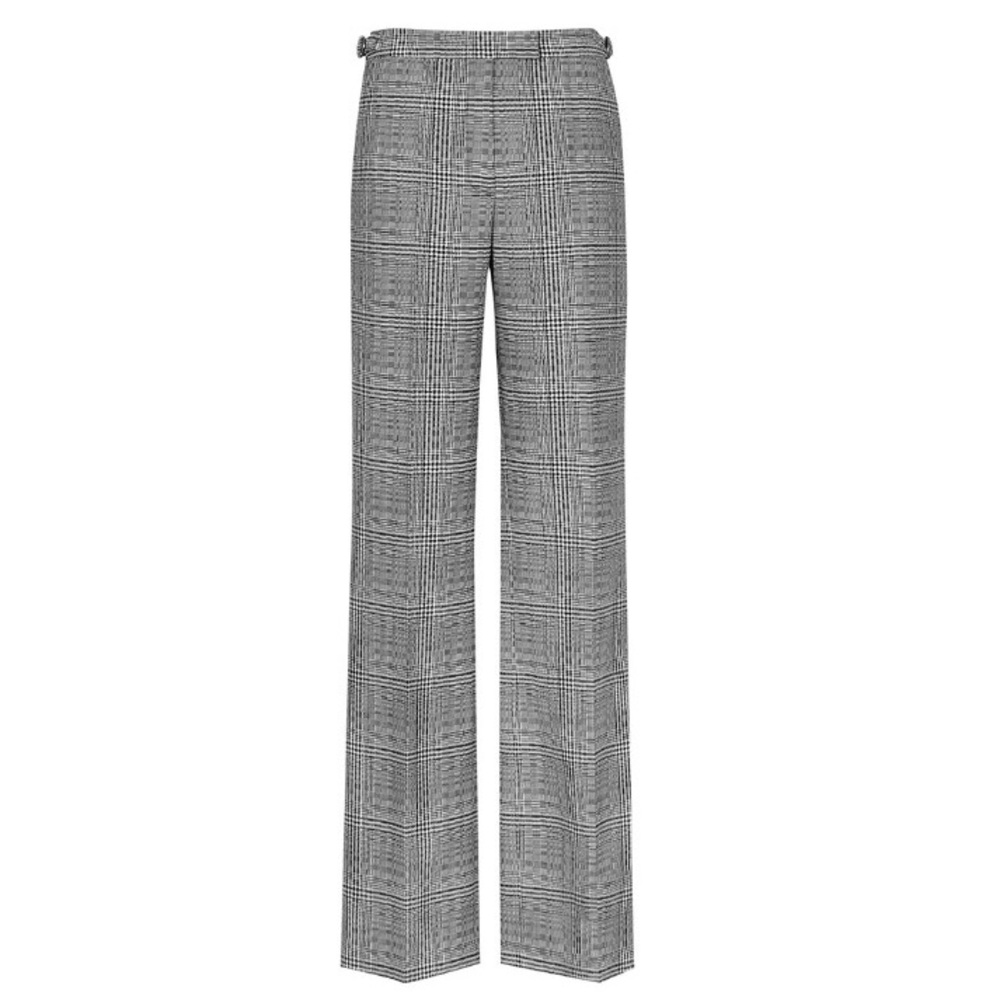 Reiss Storm Check Trousers, Black/White, Sz 0